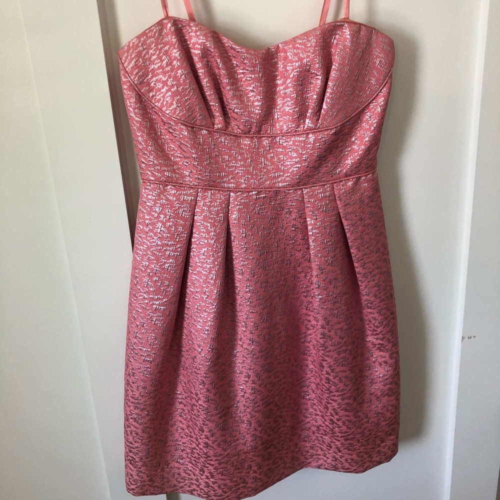 BCBG Strapless Cocktail Dress